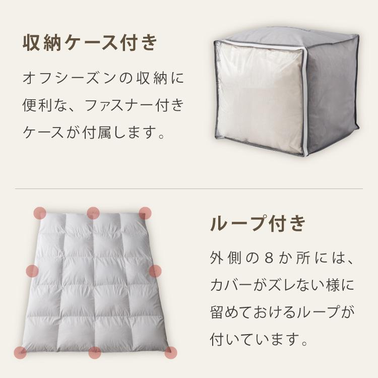 丸八真綿 日本製 羽毛掛け布団 ダウン率85% 350dp シングル リサイクル
