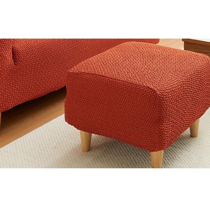 リコメン堂 オットマンカバー 正方形 長方形 ウエーブ生地 北欧