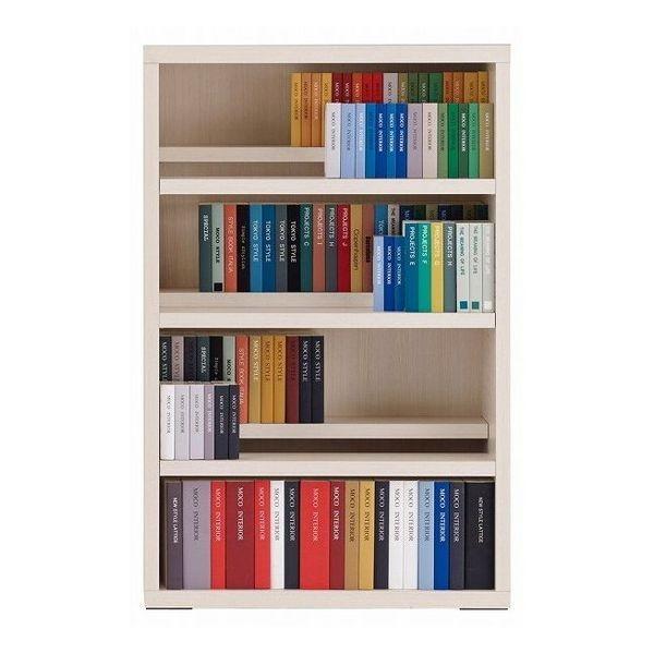 本州・四国は開梱設置無料 フナモコ コミックシェルフ ロータイプ 幅75×高さ114cm ホワイトウッド CBS-76L 日本製 代引不可