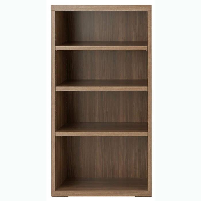 本州・四国は開梱設置無料 フナモコ リビングシェルフ 幅60×高さ113.8cm リアルウォールナット LFD-60 本棚 リビングシェルフ 壁面 収納 代引不可