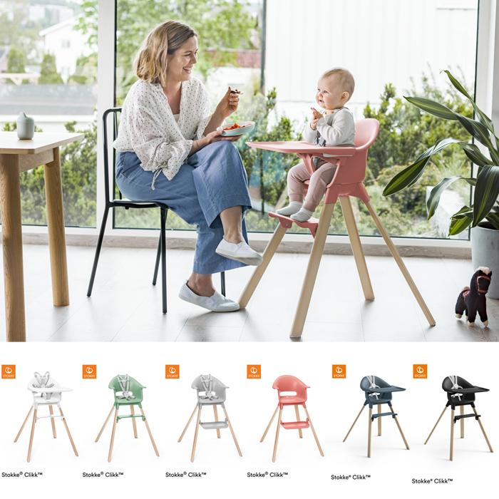 STOKKE ストッケ クリック ハイチェア トレイ ハーネス 付き STOKKE ストッケ クリック ハイチェア トレイ ハーネス 付き