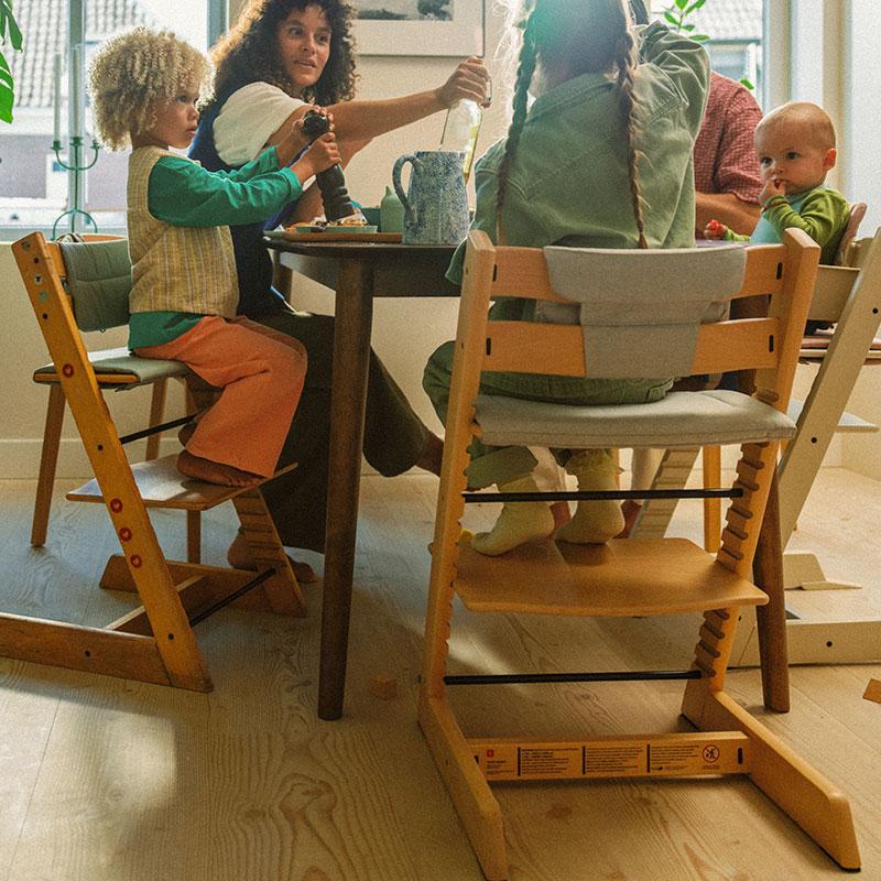 ストッケ　トリップトラップ　クッション付き　ハイチェア ストッケ トリップトラップ クッション STOKKE TRIPP TRAPP ハイチェア