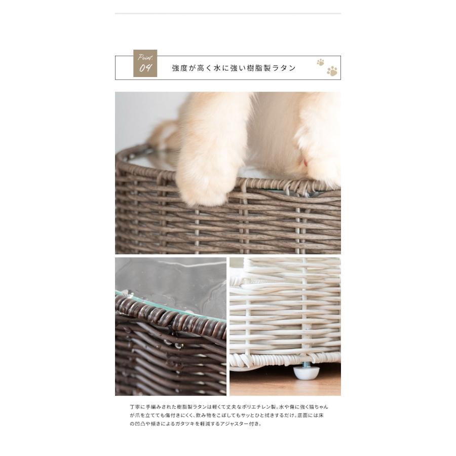 猫ちぐら キャットハウス ラタンキャットハウス ちぐらタイプ 猫