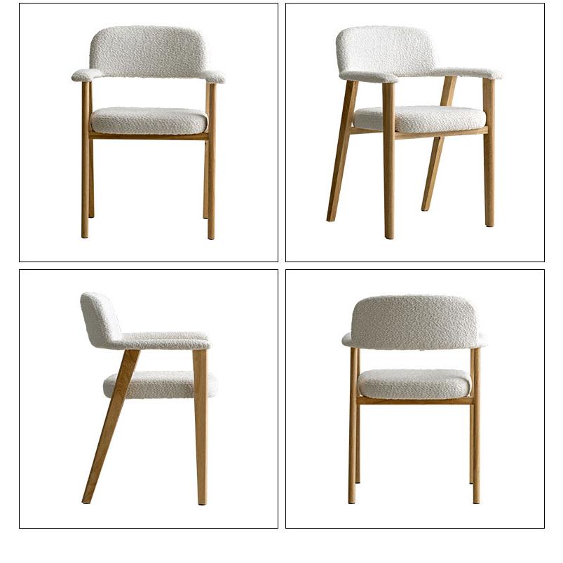 Sale L0 2脚セット ナチュラルウッド ブークレ ダイニングチェア