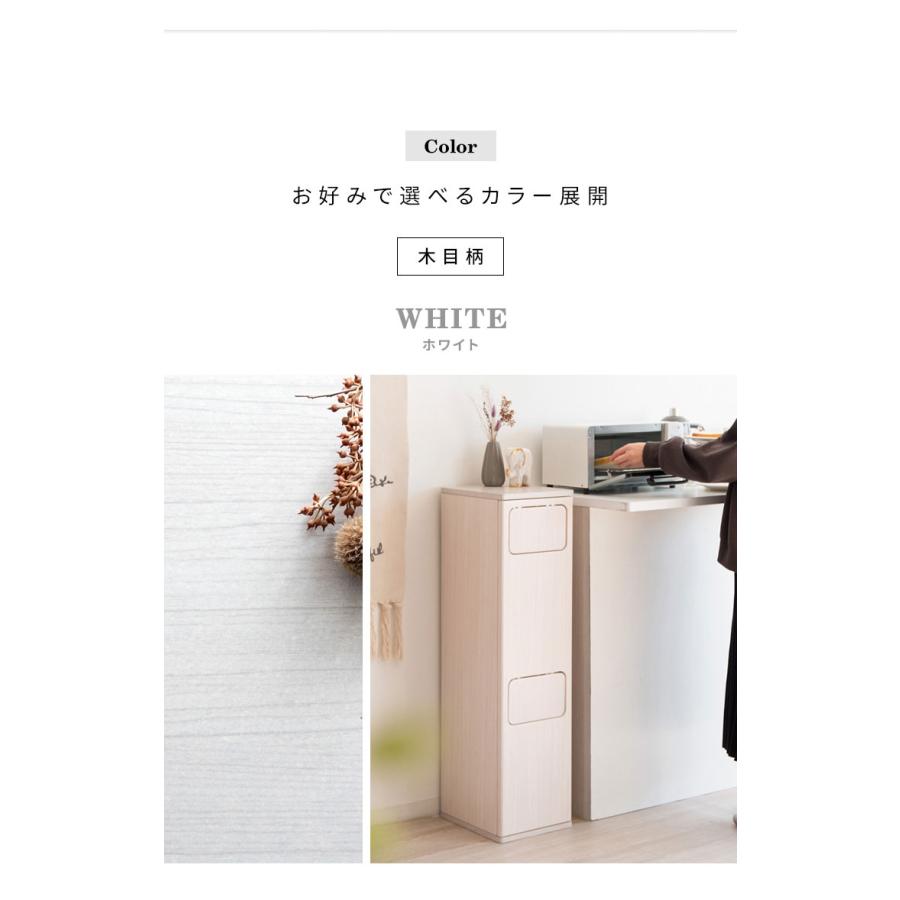 ダブルダストボックス ブラウン ゴミ箱 ダストボックス 2段プッシュ式 Empro エンプロー 各20リットル