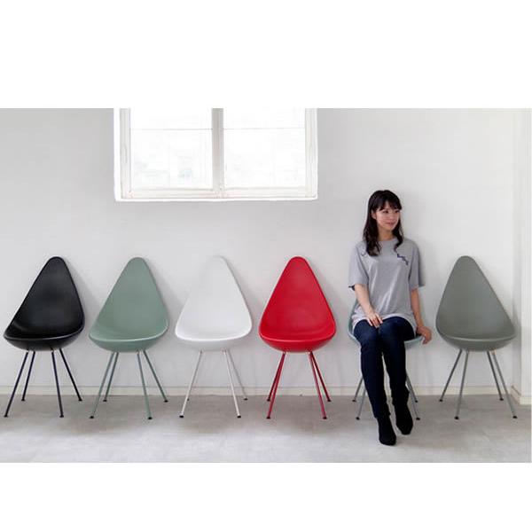 しずく型デザインチェア ダイニングチェア カフェチェア デスクチェア