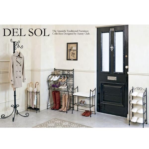玄関ラック DEL SOL デル・ソル シューズラック スリッパラック 靴収納