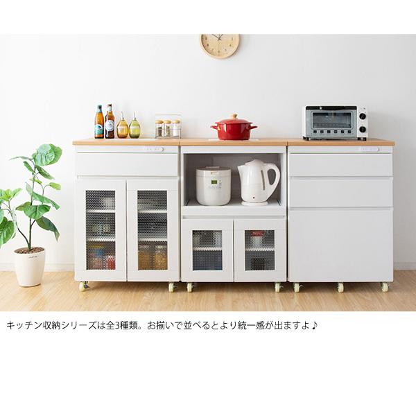 ブランド登録なし - キッチンチェスト 差し込み付き添い人 御厨子所仕合わせ Semplice センプリチェ 幅60糎 領域台 領域手押し車 御厨子所手押し車 手押し車 代引不可