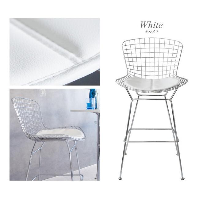 ハリー・ベルトイア ワイヤーハイスツール カウンターチェア リ