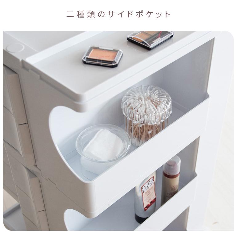 マルチワゴン Pluna プルーナ ハイタイプ キャスター付き四面収納