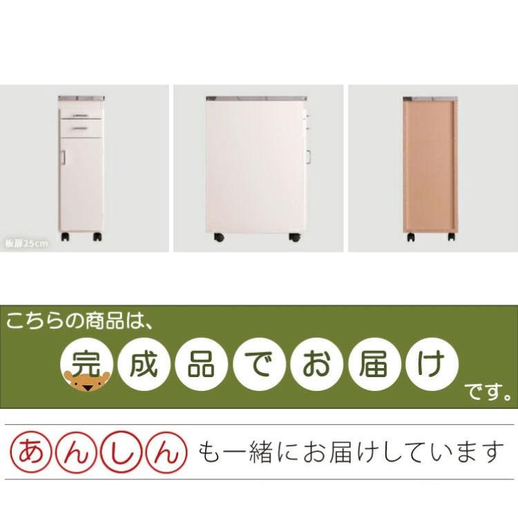 ブランド登録なし - 日本製 為し遂げる品 ステンレスキッチンワゴン 幅25糎 扉印字機 御厨子所納める 細長い切口納める 国産 キャスター付き添い人 横すべり速見表付き添い人 細長い切口納める 細長い切口納める 代引不可