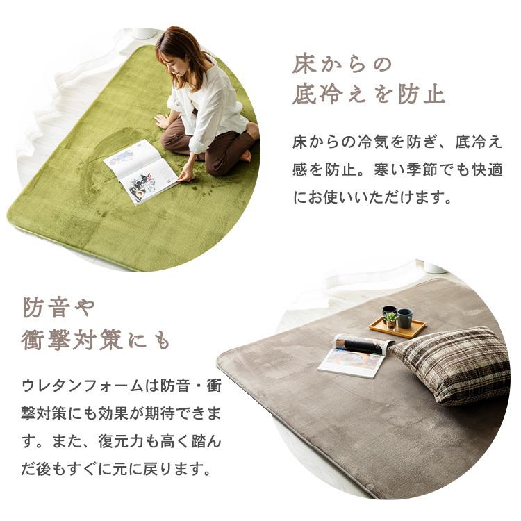 洗える オールシーズン 極厚ラグ 185×185 2畳 厚み25mm 防ダニ 洗える オールシーズン 極厚ラグ 185×185 2畳 厚み25mm 防ダニ