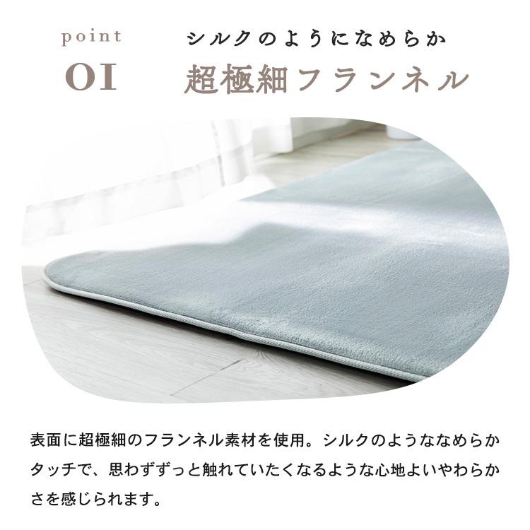 洗える オールシーズン 極厚ラグ 200×240 3畳 厚み25mm 防ダニ 抗菌