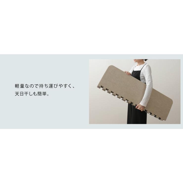 正規品 すのこ型吸湿マット エアジョブPLUS紀州備長炭タイプ TJI-482