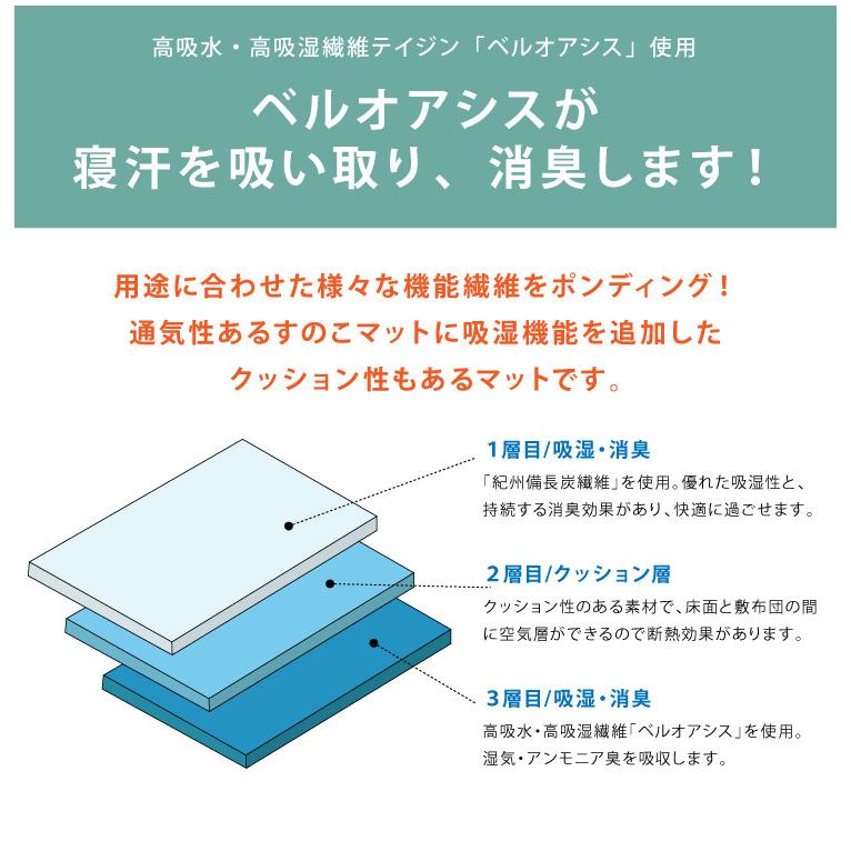 正規品 すのこ型吸湿マット エアジョブPLUS紀州備長炭タイプ TJI-482 シングル 帝人 テイジン 紀州備長炭 除湿マット ベルオアシス ブラック 湿気取り :nd-ajsumi-s:リコメン堂 - 通販 - Yahoo!ショッピング 正規品 すのこ型吸湿マット エアジョブPLUS紀州備長炭タイプ TJI-482 シングル 帝人 テイジン 紀州備長炭 除湿マット ベルオアシス ブラック 湿気取り :nd-ajsumi-s:リコメン堂 - 通販 - Yahoo!ショッピング