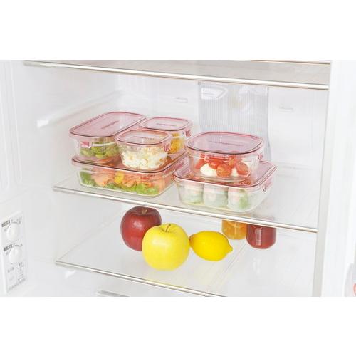 イワキ iwaki 耐熱ガラス 保存容器 グラスコンテナ 角型5点セット