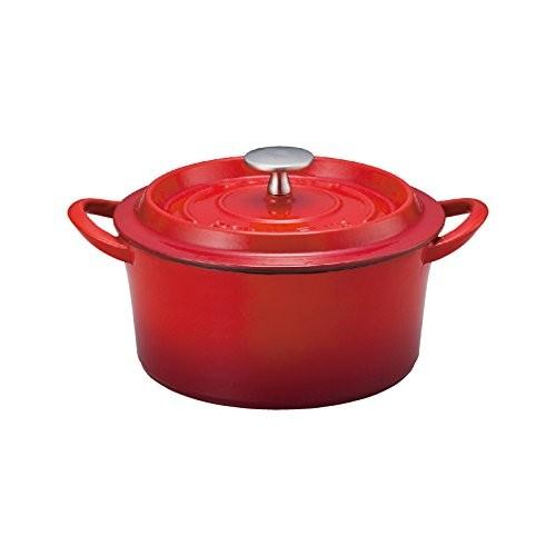 イシガキ産業 ボン・ボネール ココット 20cm IH対応 レッド 3630