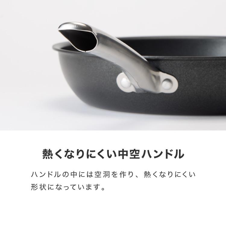 MEYER マイヤー フライパン 24cm深型 ガス火 IH対応 ブラック