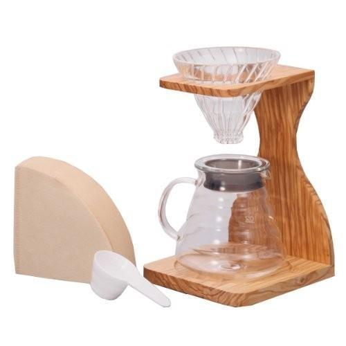 ハリオ/HARIO V60 オリーブスタンドセット VSS-1206-OV