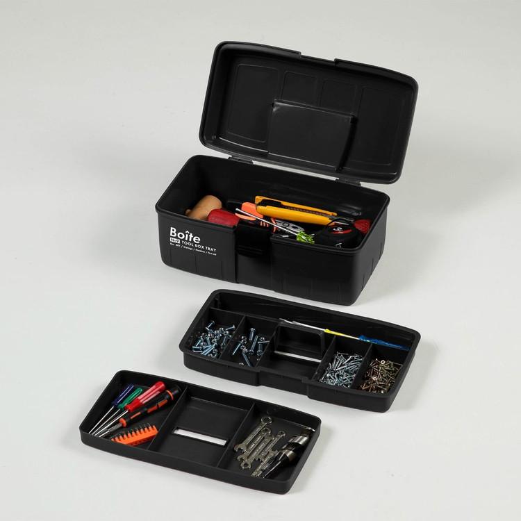 Boite デザインツールボックス 中皿式 ガレージ DIY アウトドア Boite デザインツールボックス 中皿式 ガレージ DIY アウトドア