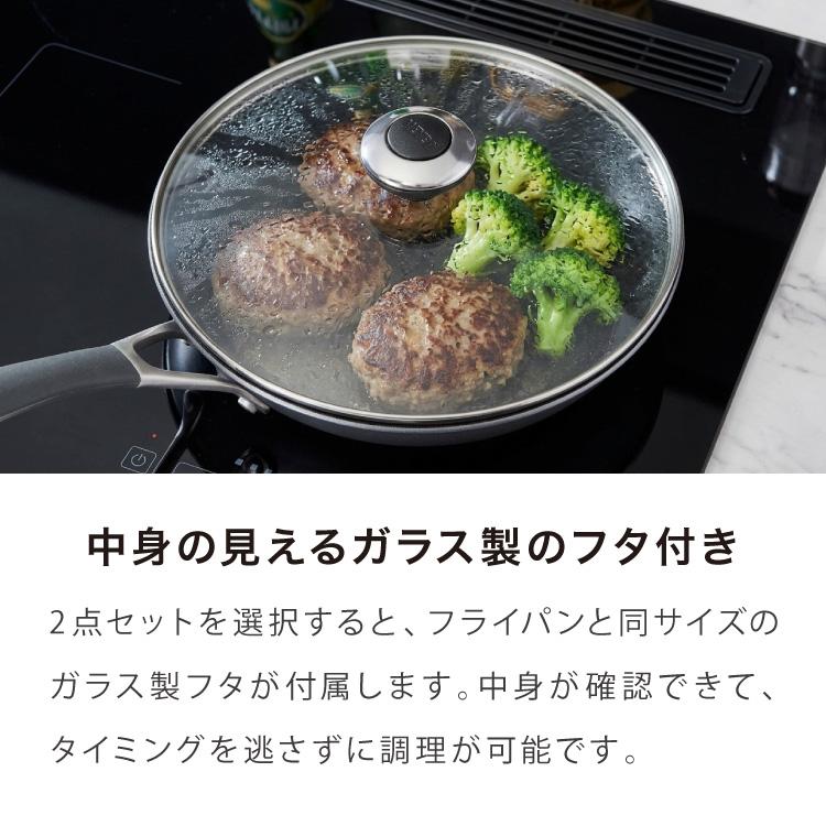 MEYER マイヤー サーキュロンフライパン 20cm ガラス蓋セット PFOA