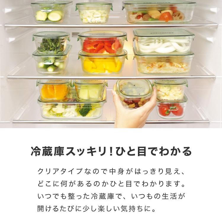 iwaki イワキ 新色 耐熱ガラス保存容器 7点セット パックアンド iwaki イワキ 新色 耐熱ガラス保存容器 7点セット パックアンド