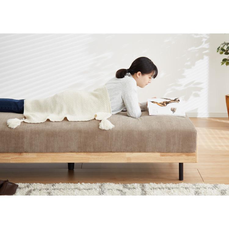 ソファベッド 幅188cm 3人掛け リクライニング コーデュロイ