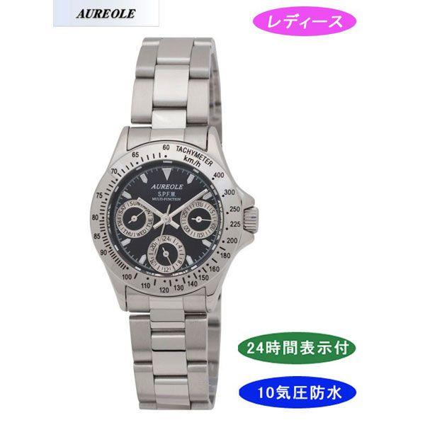 一流メーカー商品 Aureole オレオール レディース腕時計 レディース腕時計 Sw 581l 1 24時間表示付