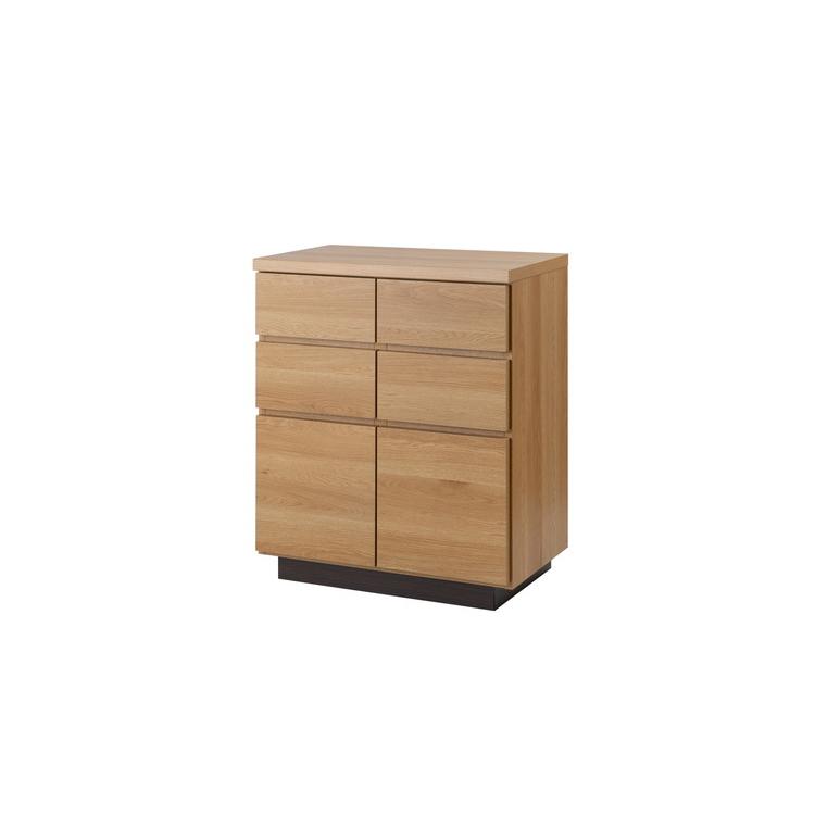 大川家具 日本製 float スクエア キャビネット 幅70 扉引き出し 大川家具 日本製 float スクエア キャビネット 幅70 扉引き出し