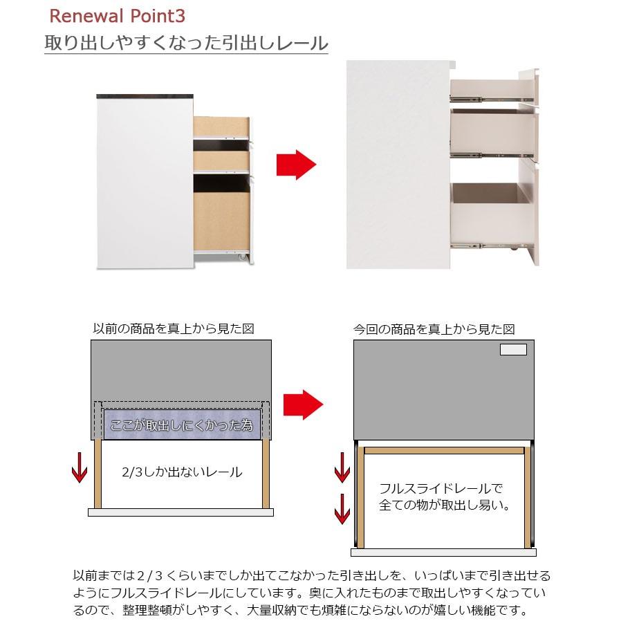 日本製 完成品 大川家具 キッチンカウンター 収納 幅110 110幅 レンジ