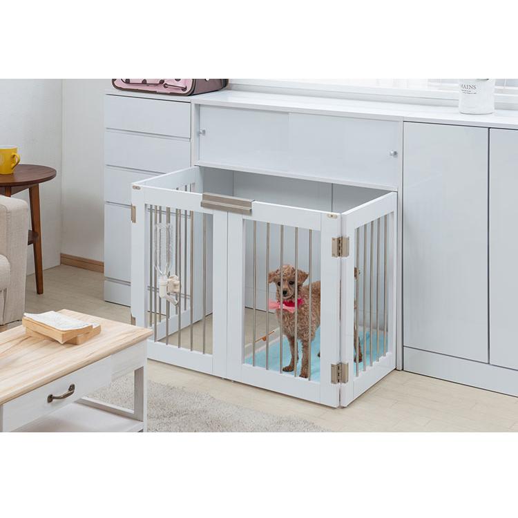 ペットサークル 白 ゲージ バリケード 折り畳み式 壁付け ゲート ペットトイレ ペットサークル 白 ゲージ バリケード 折り畳み式 壁付け ゲート