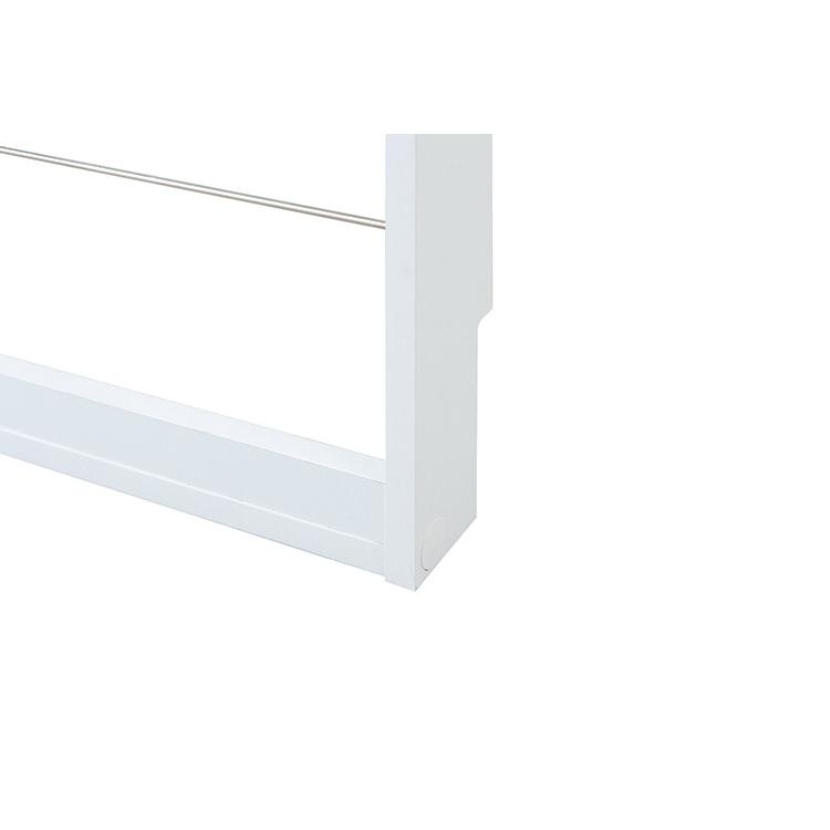 薄型マガジンラック 幅36cm ホワイト スリム 北欧 壁 コンパクト