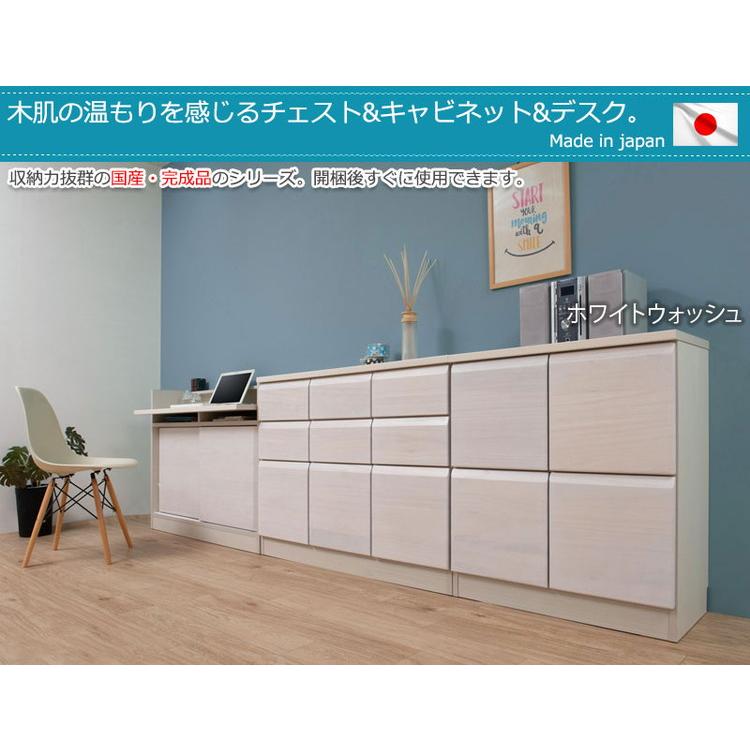 Enix スクエアキャビネット 幅107.5 扉+引出しタイプ ホワイト プッシュ式 リビング 収納 木製 棚 ラック 子供部屋 リビング収納 推し活 代引不可の画像