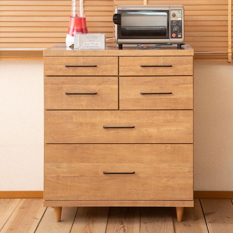 STING キッチンカウンター 幅80.5 ヴィンテージオーク ステンレス