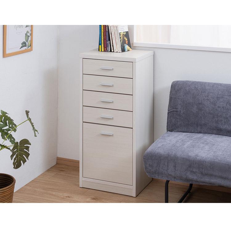 FINEシリーズ カウンター下収納 幅40cm 引き出しタイプ ホワイト