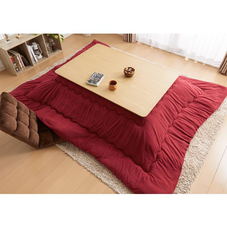 選べる12色 こたつ布団 長方形 185×235cm フリース 抗菌防臭加工
