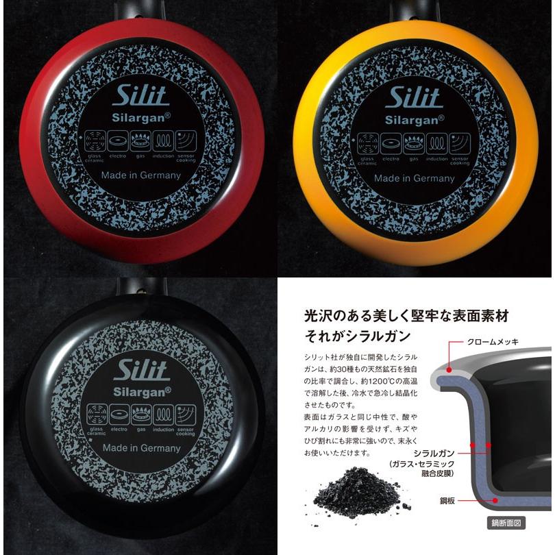 Silit シリット ミルクポット 片手鍋 14cm 1.7L (ガラス蓋付き) 【公式