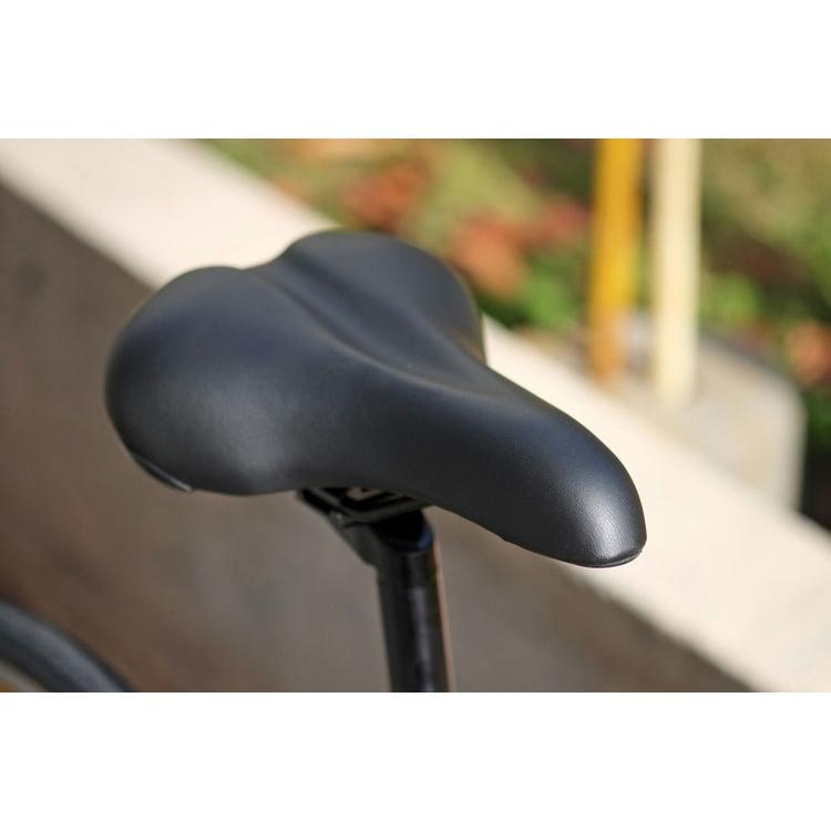 クロスバイク LIG MOVE ブラック 自転車 バイク スタンド付き クロスバイク LIG MOVE ブラック 自転車 バイク スタンド付き