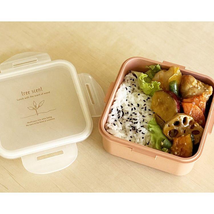 ひのきのぷら 500ml 弁当箱 4色セット　15個 オーエスケー 日本製 ひのきのぷら フードコンテナ 500ml ピンク PCL-7