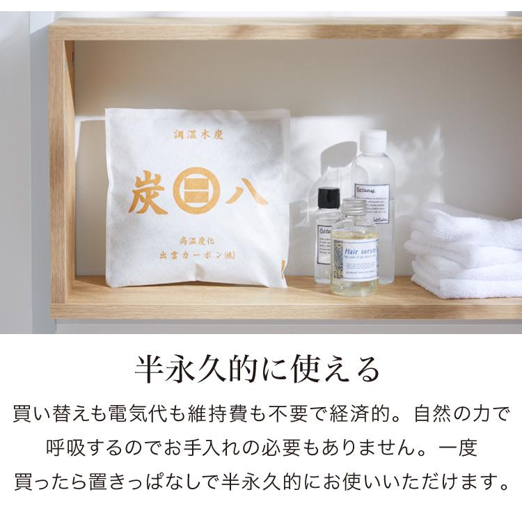 炭 木炭 除湿 調湿 脱臭 消臭剤 湿気 対策 結露 炭八4種類の組み合わせ