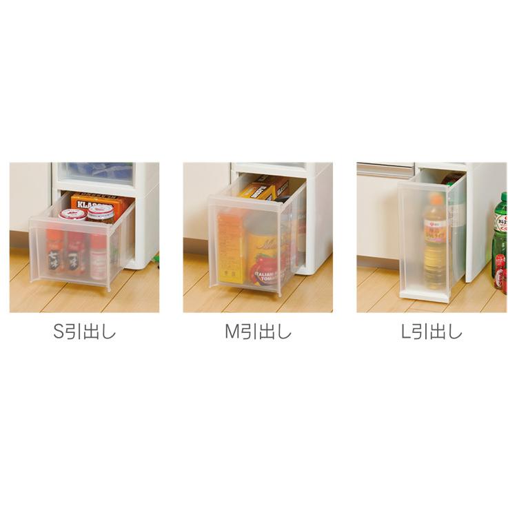 リセ スリムストッカー 幅18cm 引出し6段 S6 日本製 JEJ ジェイイー