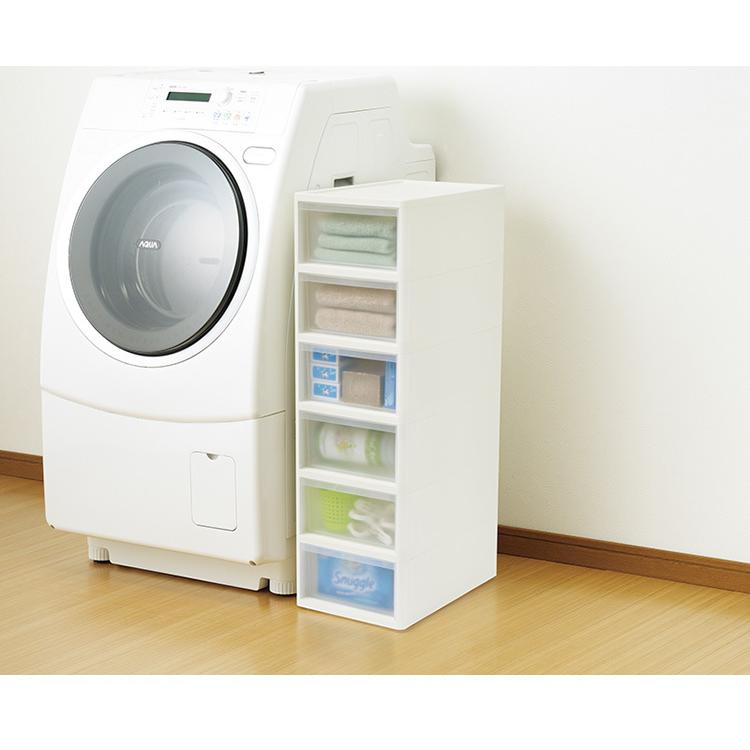 リセ ミドルストッカー 幅26cm 引出し6段 S6 日本製 JEJ ジェイ