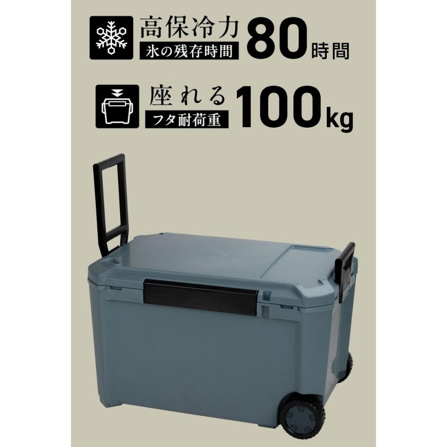 COREFLUX コアフラックス クーラーボックス 65L 座れる 頑丈 クーラーボックス 65リットル アウトドア キャンプ 車中泊 代引不可_4