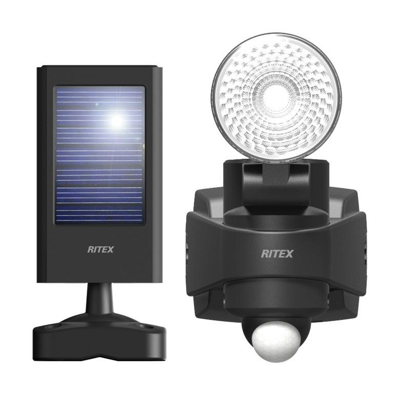 RITEX ライテック ムサシ 1W LED ハイブリッド ソーラーライト 防犯ライト ledソーラーセンサーライト 人感センサーライト 屋外 代引不可｜recommendo｜03