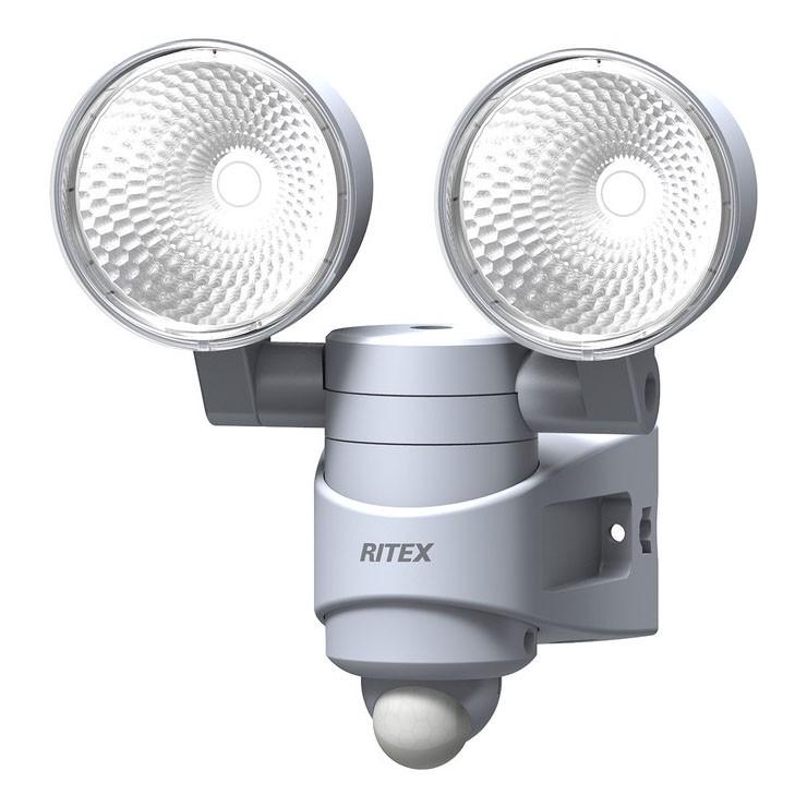 RITEX ライテック ムサシ 7W×2灯 LEDセンサーライト 防犯ライト LEDライト 人感センサーライト 屋外 防犯グッズ 防犯 玄関
