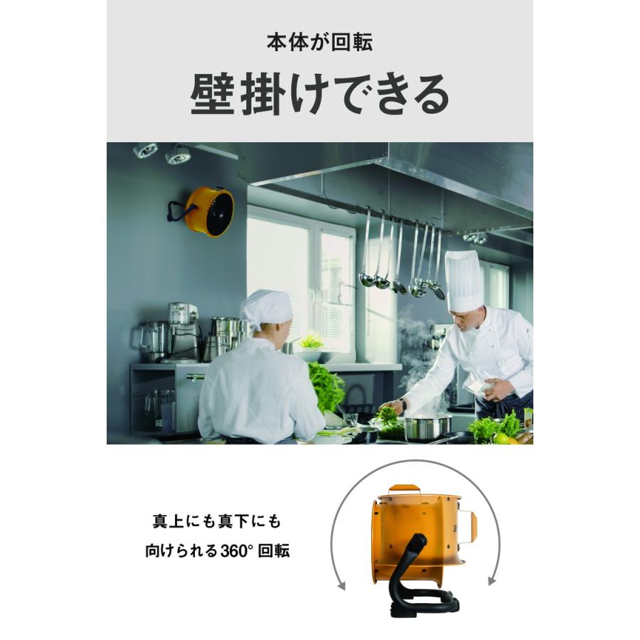 CAT サーキュレーター 羽根22cm 風量4段階 360度回転 工業扇風機 工場