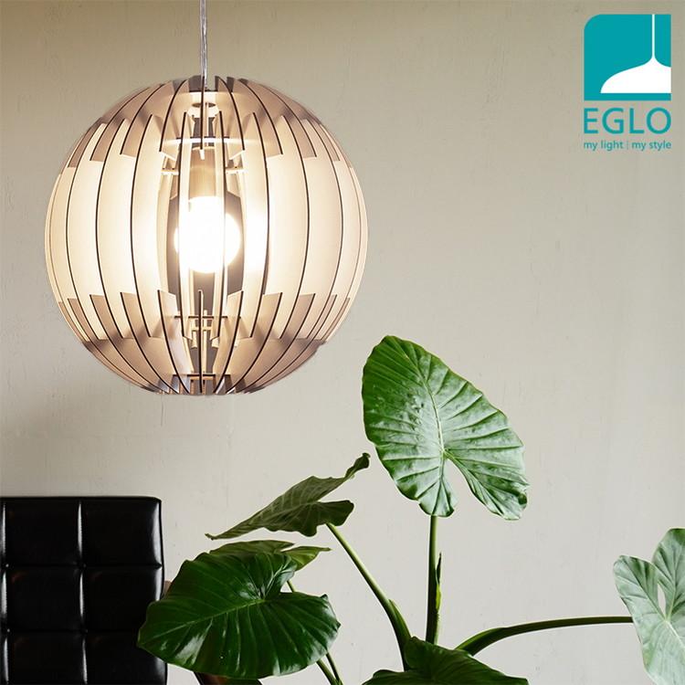 【EGLO】ペンダントライト ホワイトナチュラル　美品　北欧　和モダン EGLO ペンダントライト おしゃれ 北欧 木製 ウッド調 ダイニング 照明