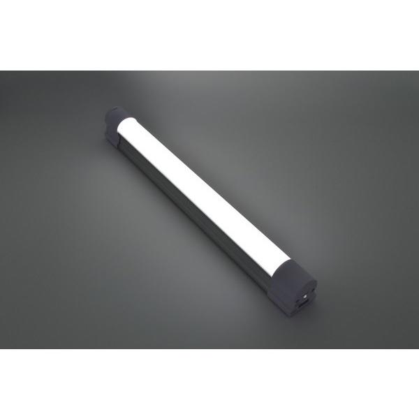 マグネット付 充電式蛍光灯型 作業灯 320mm 防水規格IP54 夜間作業