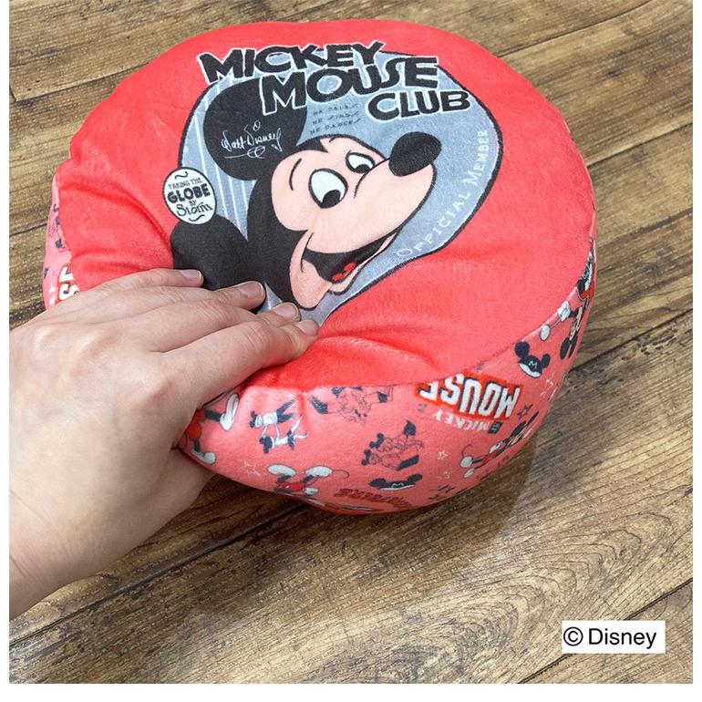 ディズニー 100周年デザイン パフクッション ミッキーマウスクラブ