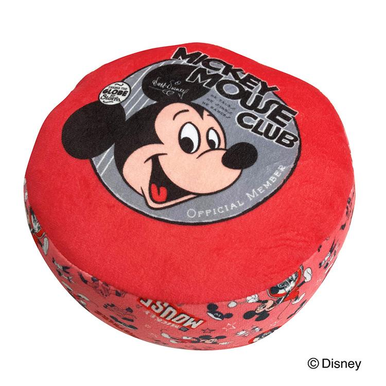 ディズニー 100周年デザイン パフクッション ミッキーマウスクラブ